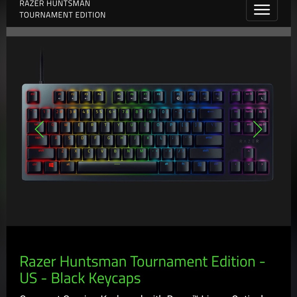 Razer Huntsman Tournament Edition